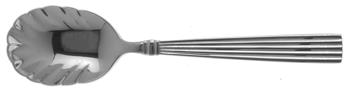 Crescendo (Stainless, Glossy) Sugar Shell Spoon by Reed & Barton-1