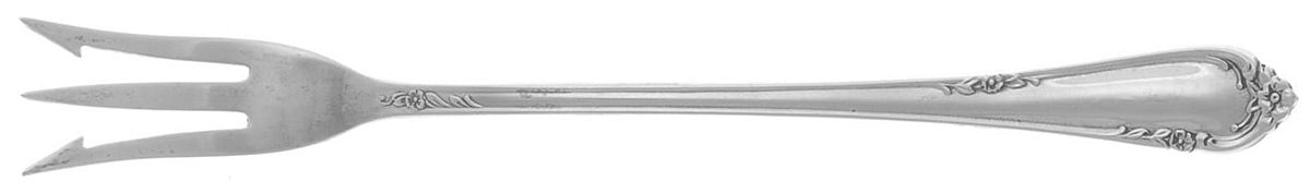 Dancing Flowers (Sterling, 1950) Short Handle Pickle/Olive Fork by Reed & Barton-1