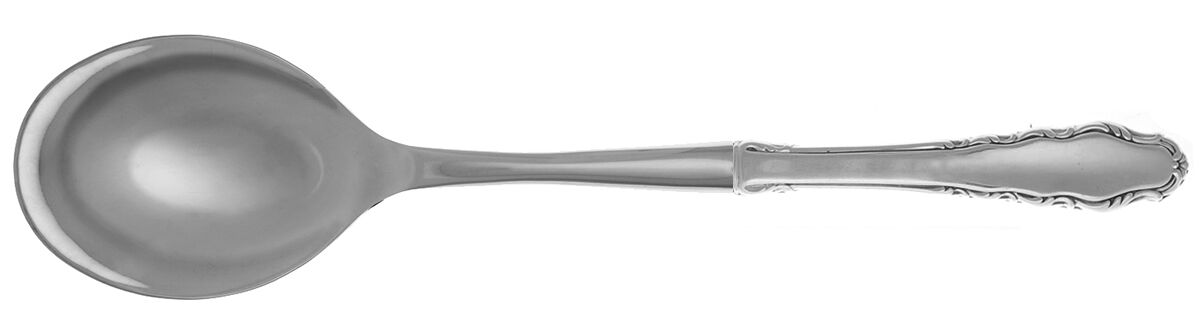 English Provincial (Sterling, 1965) Salad Serving Spoon with Stainless Bowl HC by Reed & Barton-1