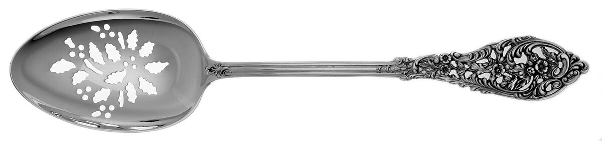 Florentine Lace (Sterling, 1951) Holiday Tablespoon with Pierced Bowl HC by Reed & Barton-1