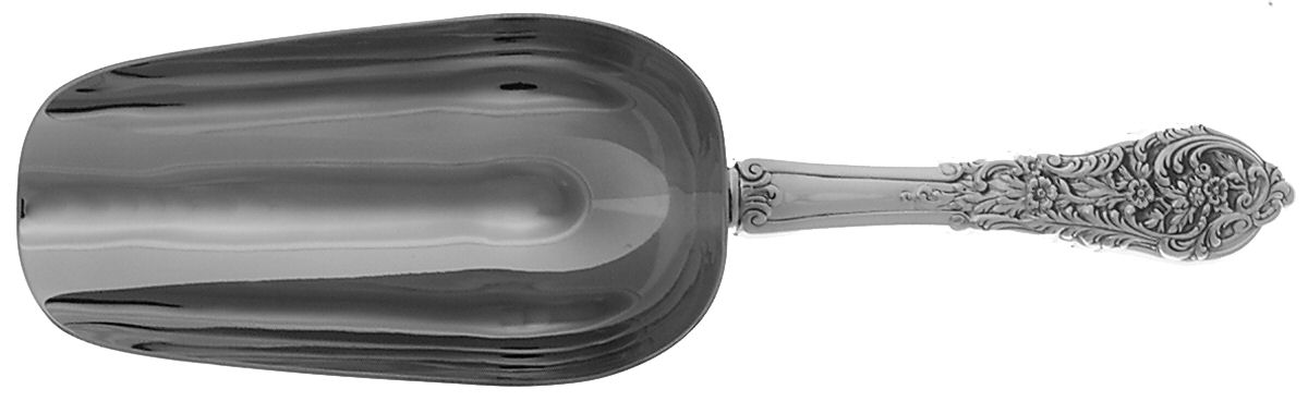 Florentine Lace (Sterling, 1951) Ice Scoop with Silverplate Bowl by Reed & Barton-1