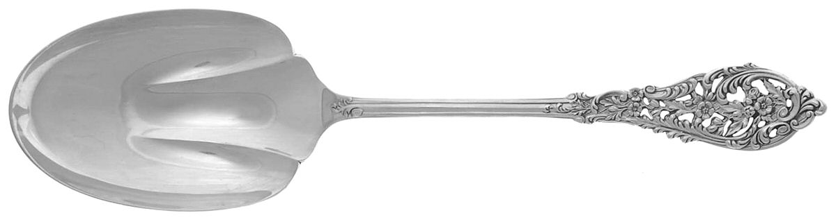 Florentine Lace (Sterling, 1951) Solid Salad Serving Spoon by Reed & Barton-1