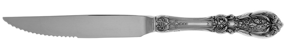 Francis I (Sterling, Eagle-R-Lion, 1907) Steak Knife Individual Hollow, Serrate HC by Reed & Barton-1