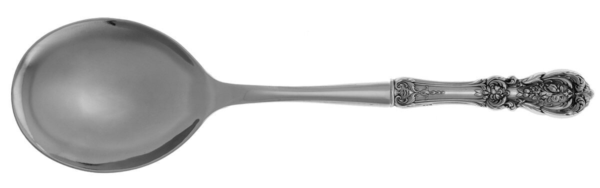 Francis I (Sterling, Eagle-R-Lion, 1907) Casserole Spoon with Smooth Stainless Bowl HC by Reed & Barton-1