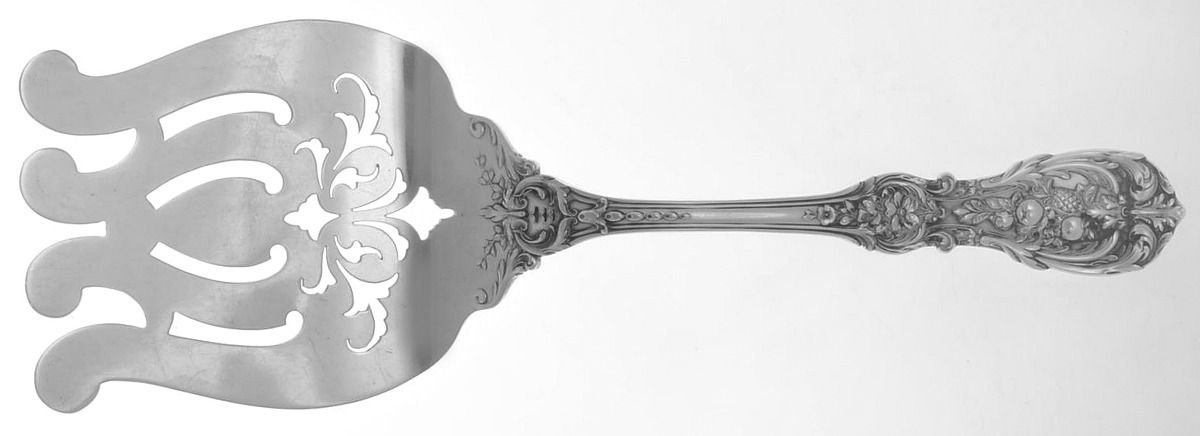 Francis I (Sterling, Eagle-R-Lion, 1907) Large Solid Asparagus Serving Fork by Reed & Barton-1