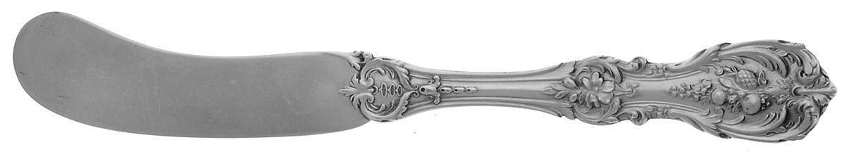 Francis I (Sterling, Eagle-R-Lion, 1907) Flat Handle Butter Spreader by Reed & Barton-1