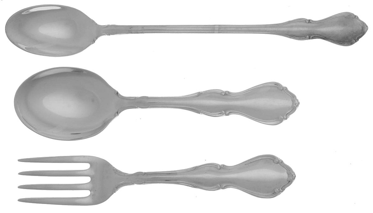 Hampton Court (Sterling, 1964) 3-Piece Baby Set (BF, BS, INS) by Reed & Barton-1