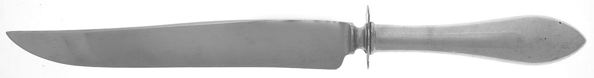 Pointed Antique (Sterling, 1895) Small Steak Carving Knife with Stainless Blade by Reed & Barton-1
