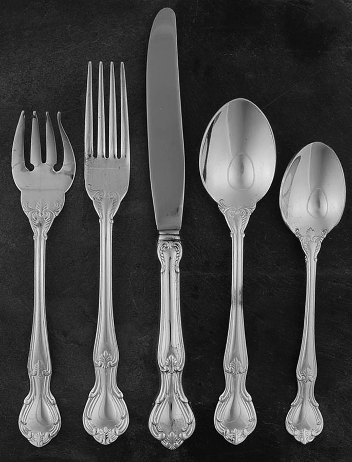 Rathmore (Silverplate, 1994) 40 Piece Estate Set by Reed & Barton-1