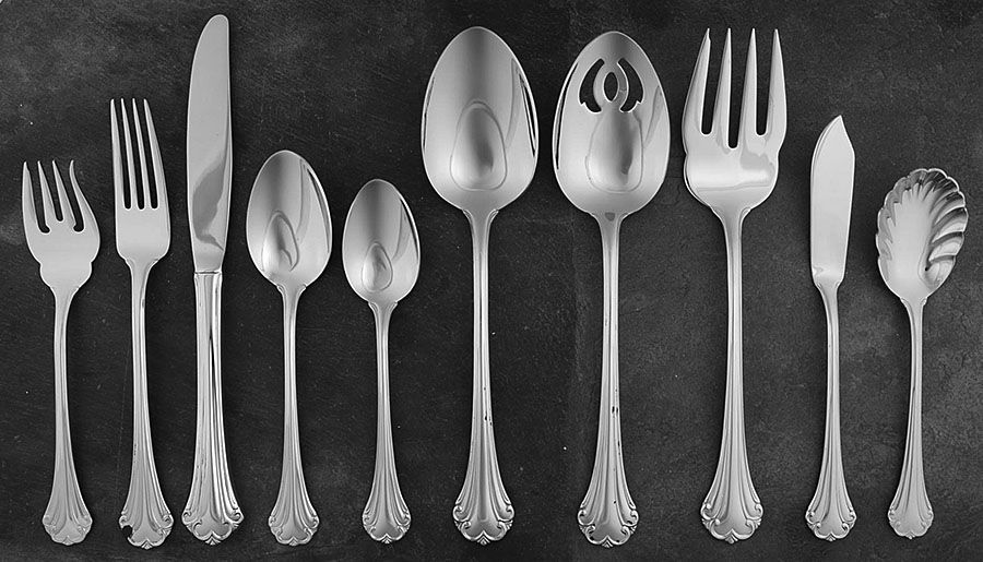 Regine (Stainless) 45 Piece Starter Set by Reed & Barton-1