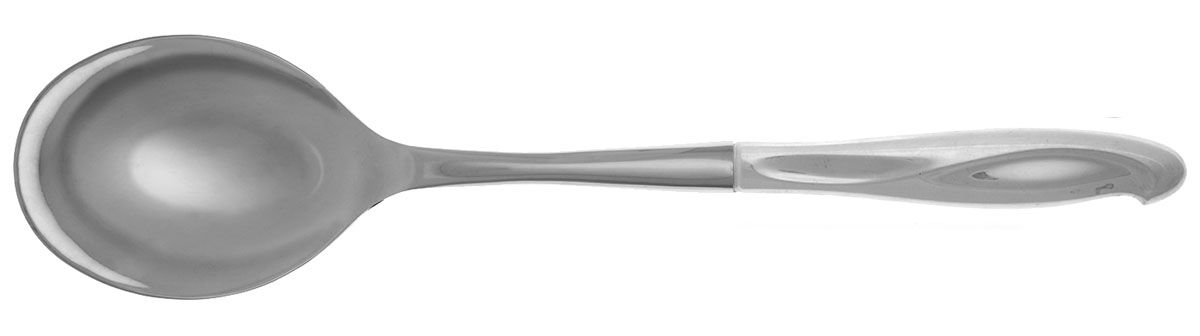 Silver Sculpture (Sterling, 1954) Salad Serving Spoon with Stainless Bowl HC by Reed & Barton-1