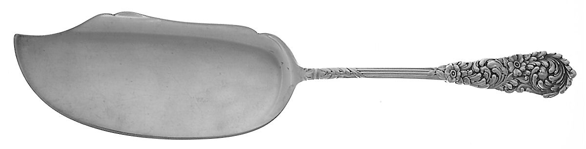 Trajan (Sterling, 1892) Large Solid Fish Serving Knife by Reed & Barton-1