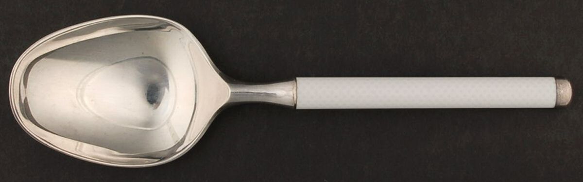 Century (Silverplate) Solid Serving Spoon by Rosenthal-1