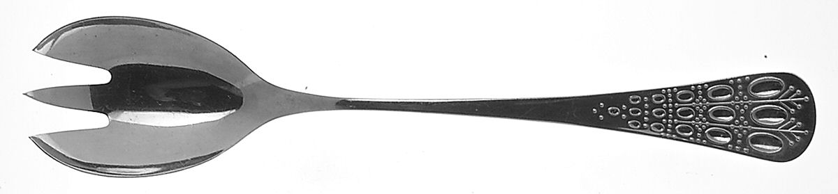 Romance (Silverplate) Solid Salad Serving Fork by Rosenthal-1