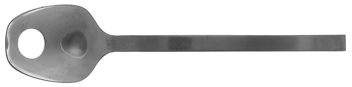 Titan (Stainless) Pierced Solid Serving Spoon by Rosenthal-1