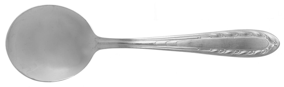 Saint Brides Round Bowl Soup Spoon (Gumbo) by Royal (Flatware)-1