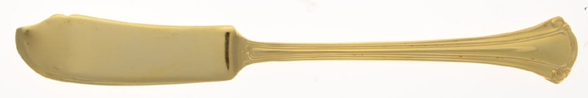 Golden Casino (Electroplate) Flat Handle Master Butter Knife by Royal Gallery-1