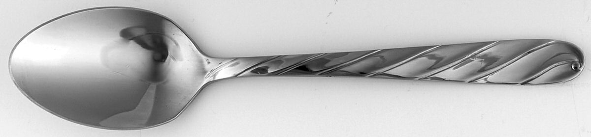 Diagonal (Stainless) Place/Oval Soup Spoon by Retroneu-1