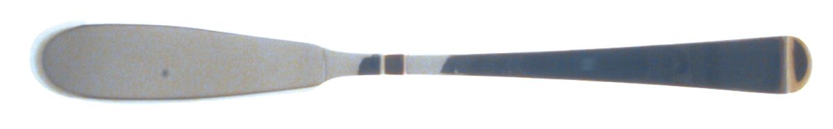 Melage-Gold (Stainless, Gold Accent) Flat Handle Master Butter Knife by Retroneu-1