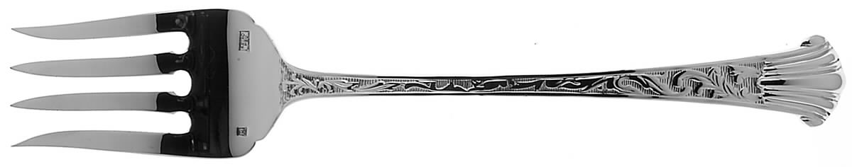 Provence (Stainless) Large Solid Cold Meat Serving Fork by Retroneu-1