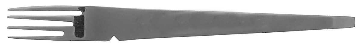 Trek (Stainless) Large Solid Cold Meat Serving Fork by Retroneu-1