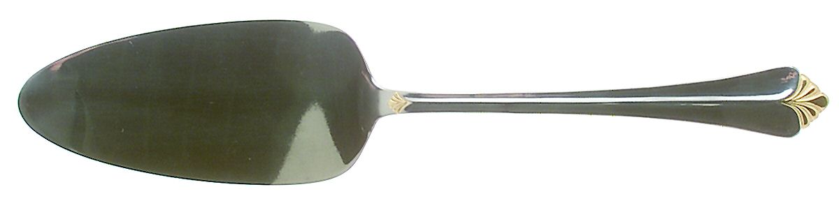 Whitney-Gold (Stainless, Gold Acct) All Stainless Pie Server by Retroneu-1