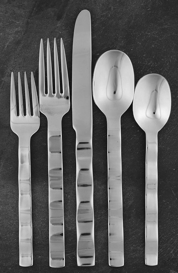 Whitewater (Stainless) 5 Piece Place Setting by Retroneu-1