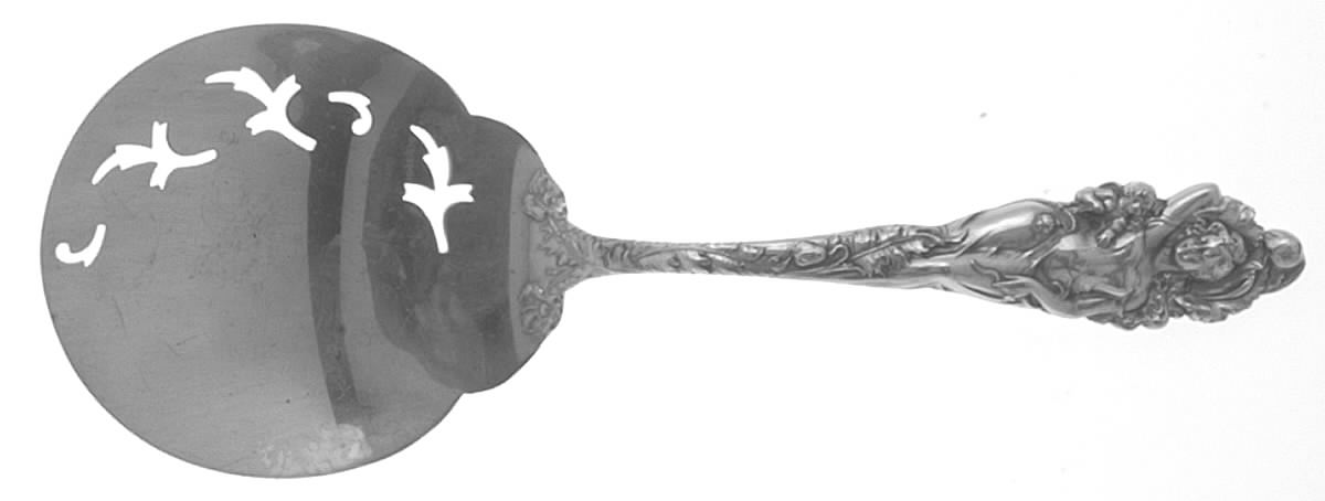 Love Disarmed (Sterling, Newer) Tomato Server, Solid Piece by Reed & Barton-1