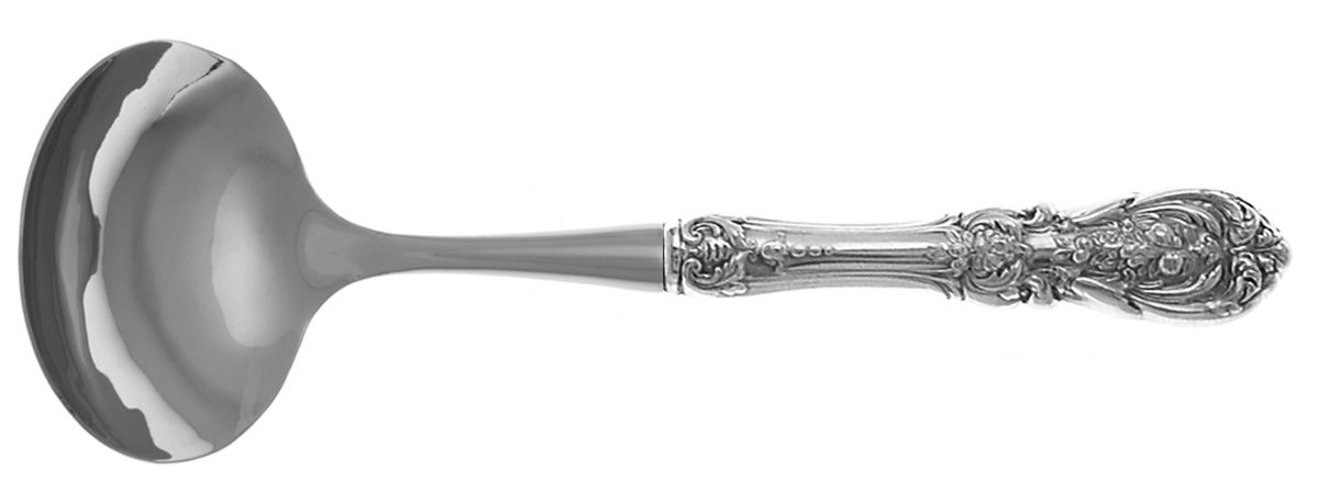 Francis I (Sterling, "Reed & Barton") Gravy Ladle with No Spout Stainless Bowl HC by Reed & Barton-1