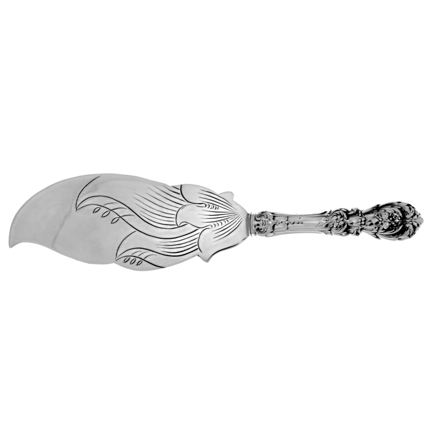 Francis I (Sterling, "Reed & Barton") Hollow Handle Fish Serving Knife W/Sterling Blade by Reed & Barton-1