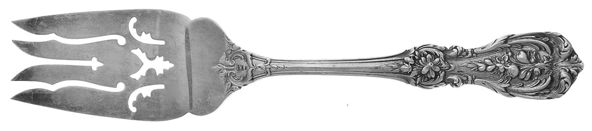 Francis I (Sterling, "Reed & Barton") Small Solid Cold Meat Serving Fork by Reed & Barton-1