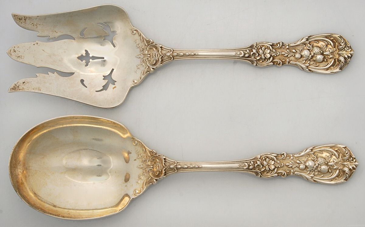 Francis I (Sterling, "Reed & Barton") (2 Pc) Solid Salad Set by Reed & Barton-1