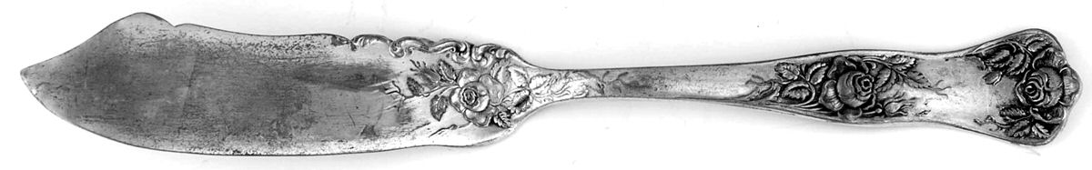 Beauty Rose Flat Handle Master Butter Knife by Royal Plate -1