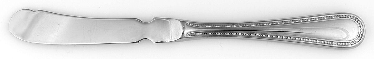 Continental Bead (Stainless) Solid Cheese Spreader by Roberts & Belk-1