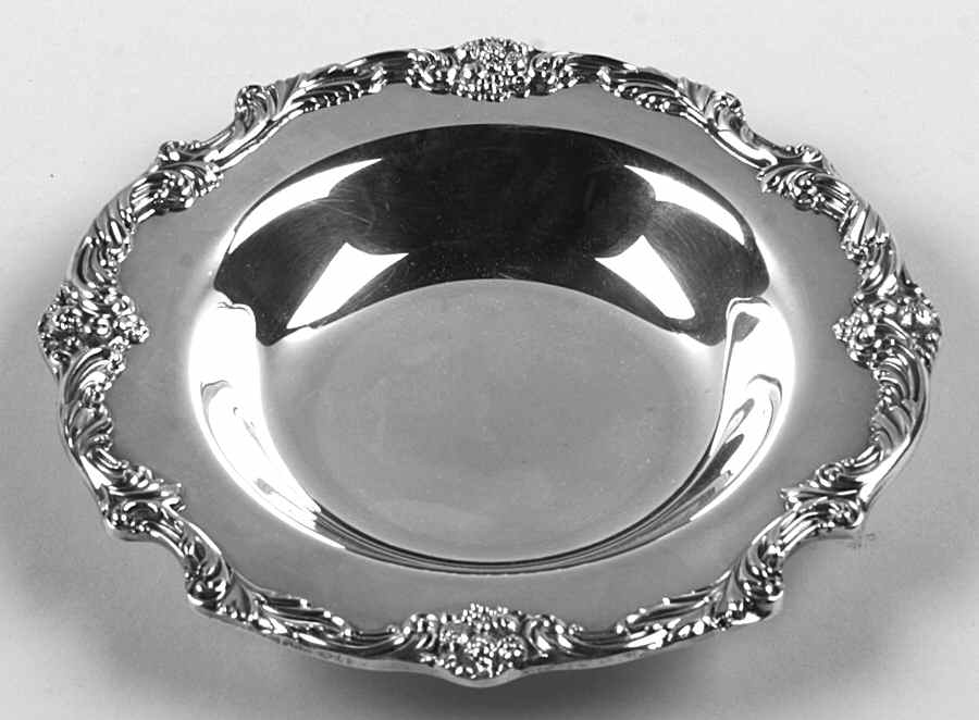 King Francis (Silverplate, Hollowware) Medium Silverplate Bon Bon Bowl by Reed & Barton-1