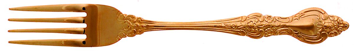 RLF1 (Gold Electroplate) Fork by Royal Sealy-1