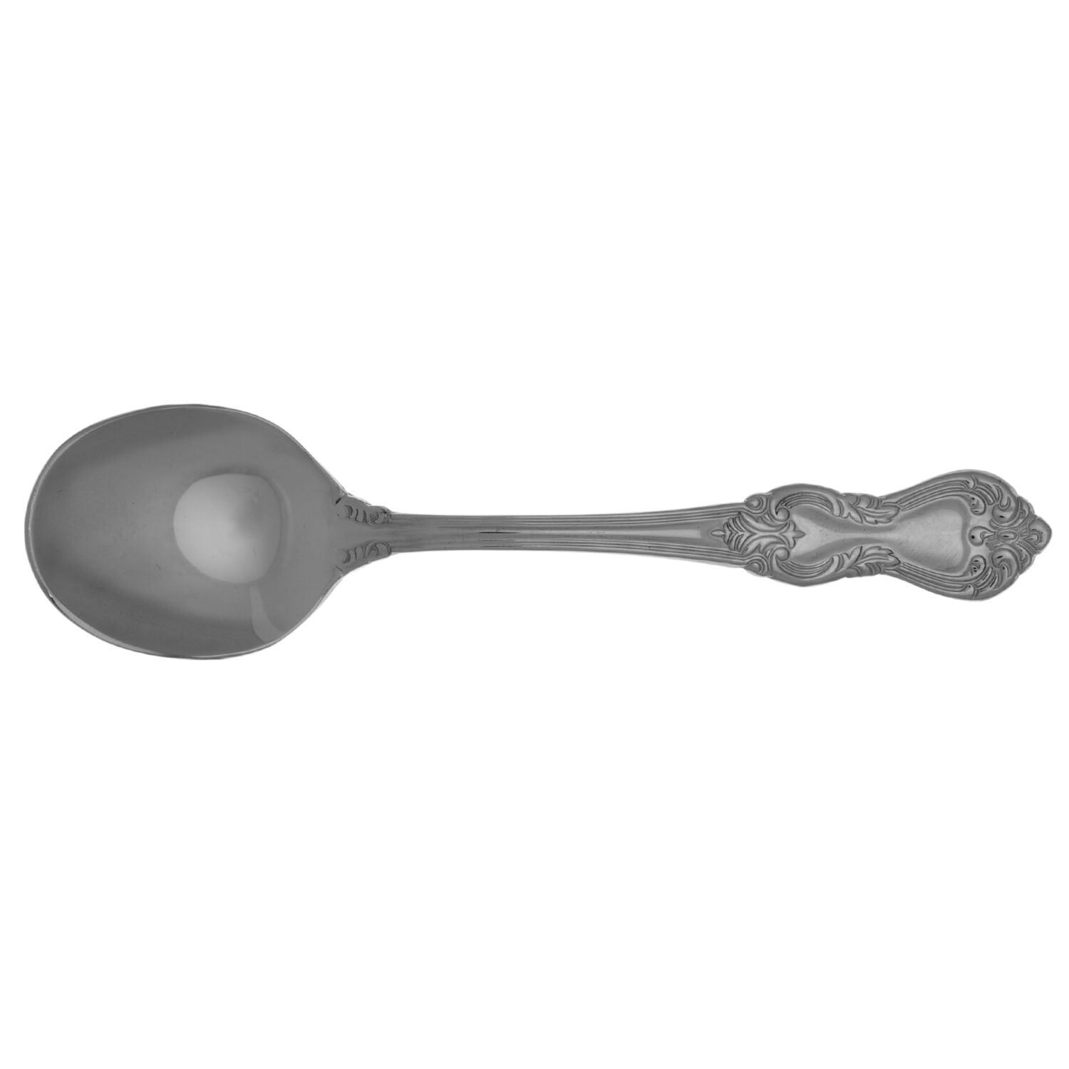 Marlborough (Stainless) Round Bowl Soup Spoon (Cream Soup) HC by Reed & Barton-1