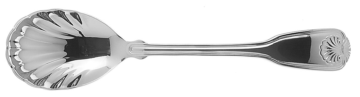 Colonial Shell II (Stainless, 2004) Sugar Shell Spoon by Reed & Barton-1