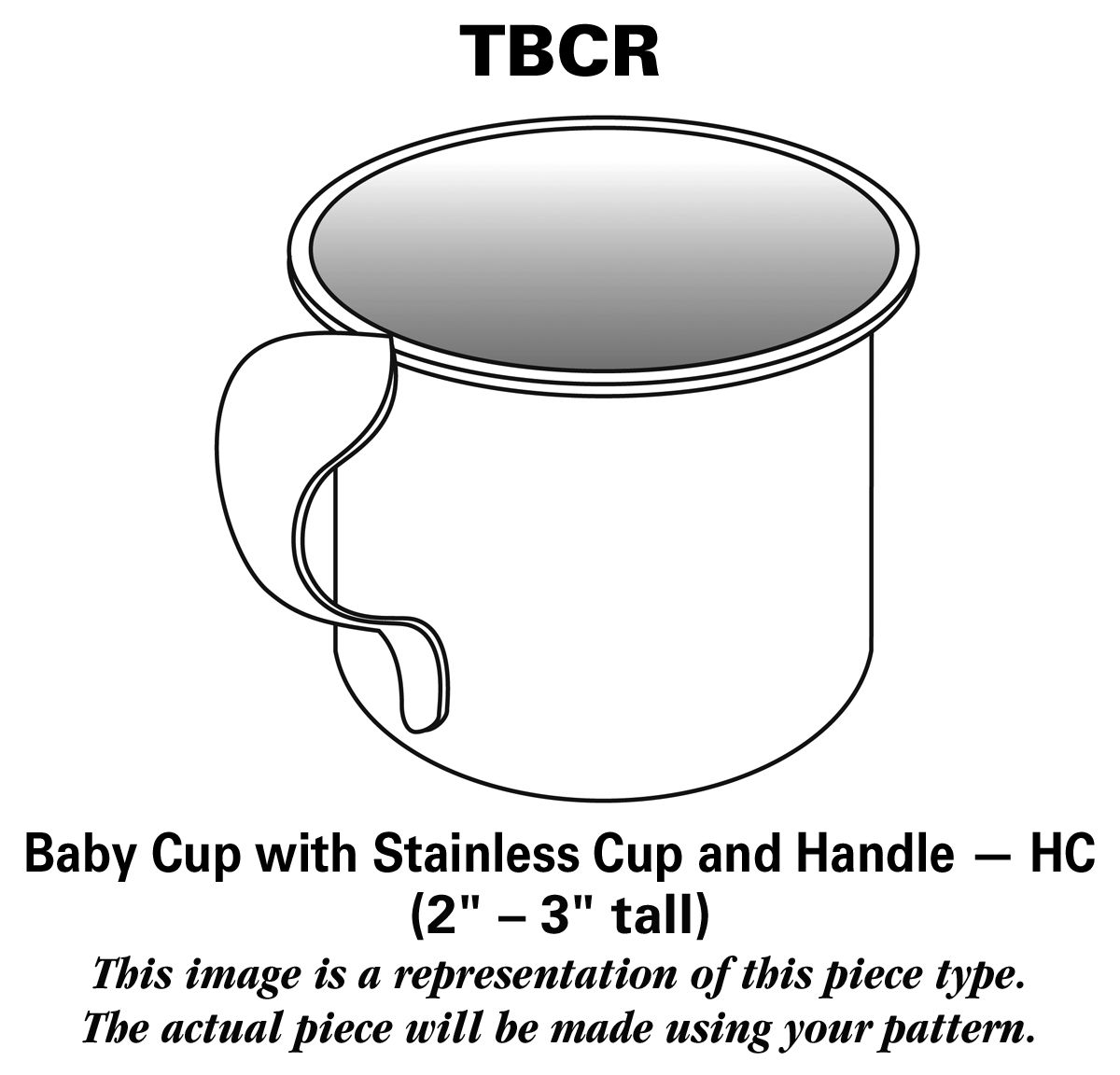 Bistro Cafe (Stainless) Baby Cup with Stainless Cup and Handle HC by Dansk-1