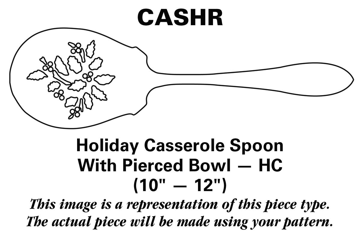 Regal (Dirigold, Clover Backstamp) Holiday Casserole Spoon with Pierced Bowl HC by Dirilyte-Dirigold-1