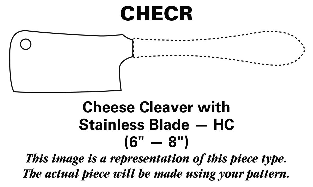 Bistro Cafe (Stainless) Cheese Cleaver with Stainless Blade HC by Dansk-1