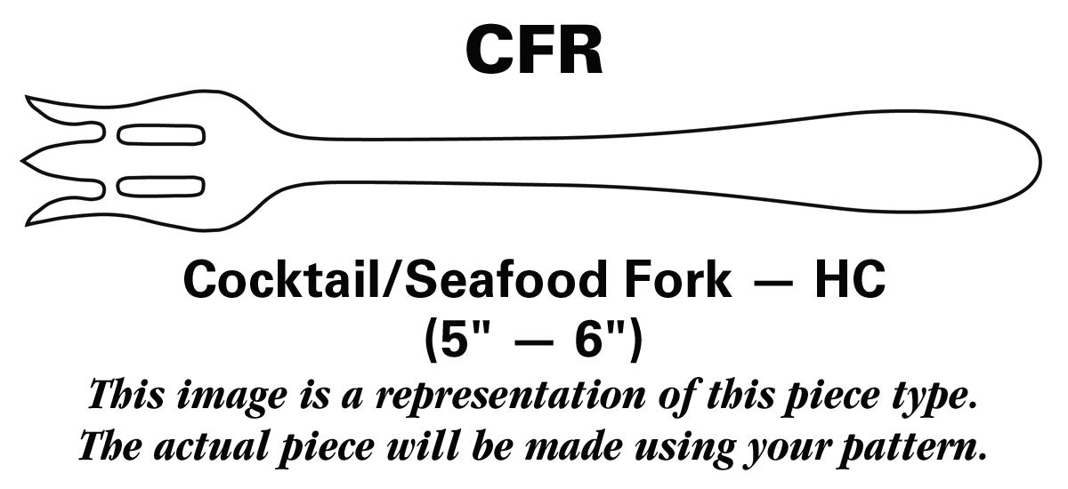 Candellabra (Stainless) Seafood/Cocktail Fork  HC by Cambridge Silver-1
