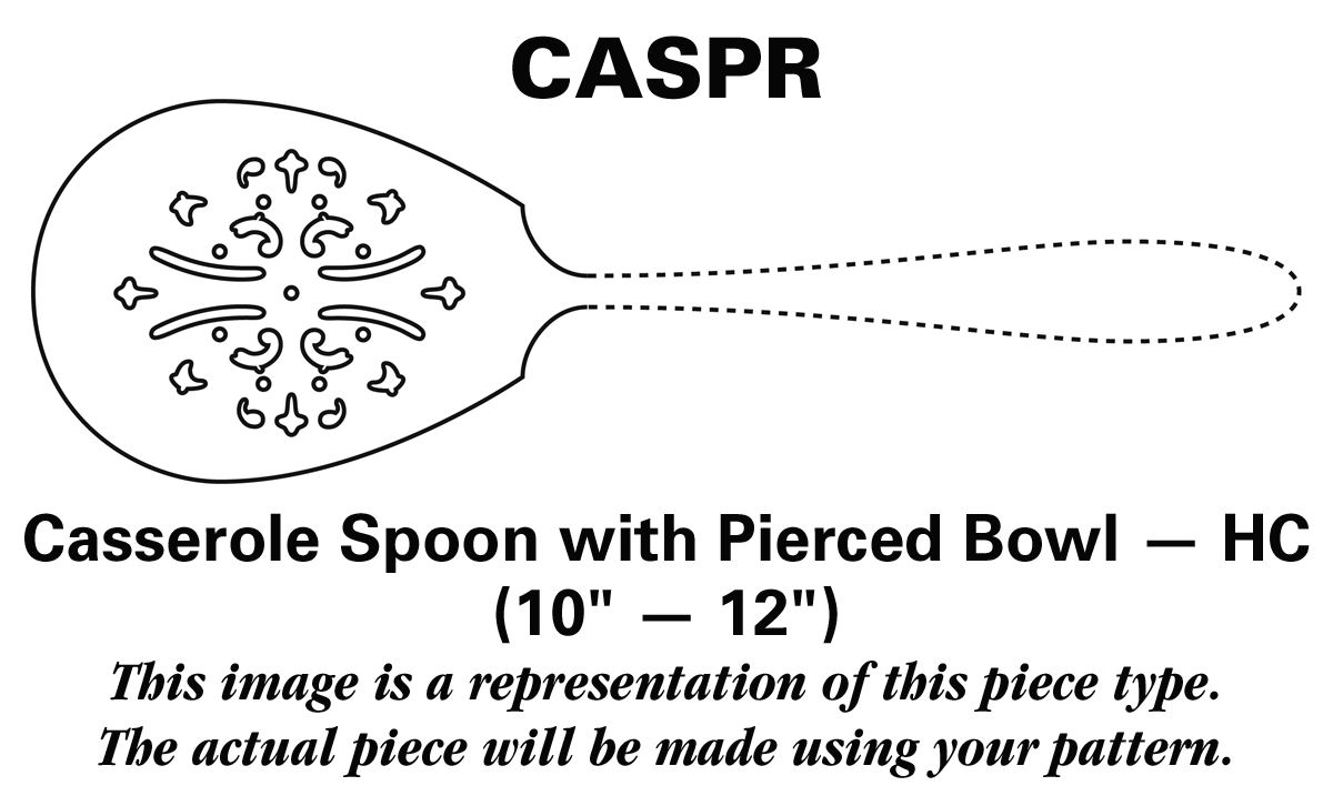 Regal (Dirilyte, Possible Clover Backstamp) Casserole Spoon with Pierced Bowl HC by Dirilyte-Dirigold-1