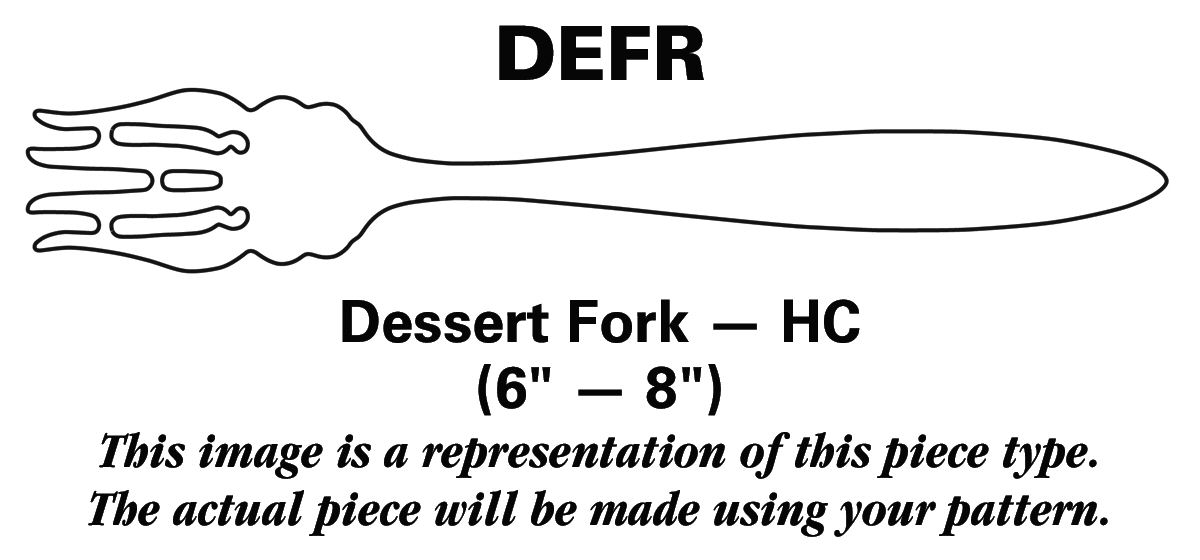 Knot (Stainless, 13%) Dessert Fork HC by Farberware-1