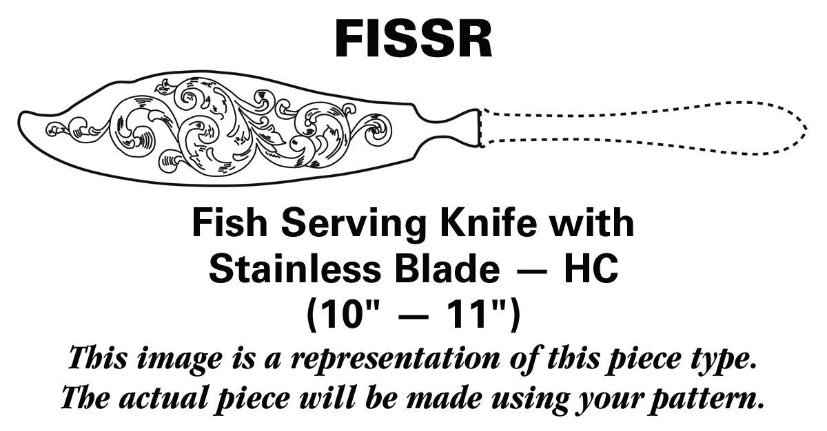 Bistro Cafe (Stainless) Fish Serving Knife with Stainless Blade HC by Dansk-1