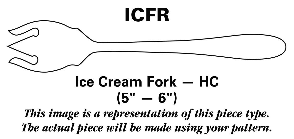 Candellabra (Stainless) Ice Cream Fork HC by Cambridge Silver-1