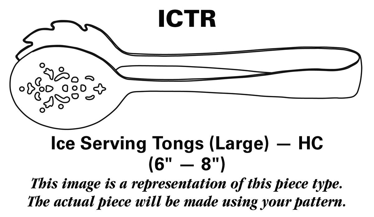 Bistro Cafe (Stainless) Ice Serving Tongs Large HC by Dansk-1