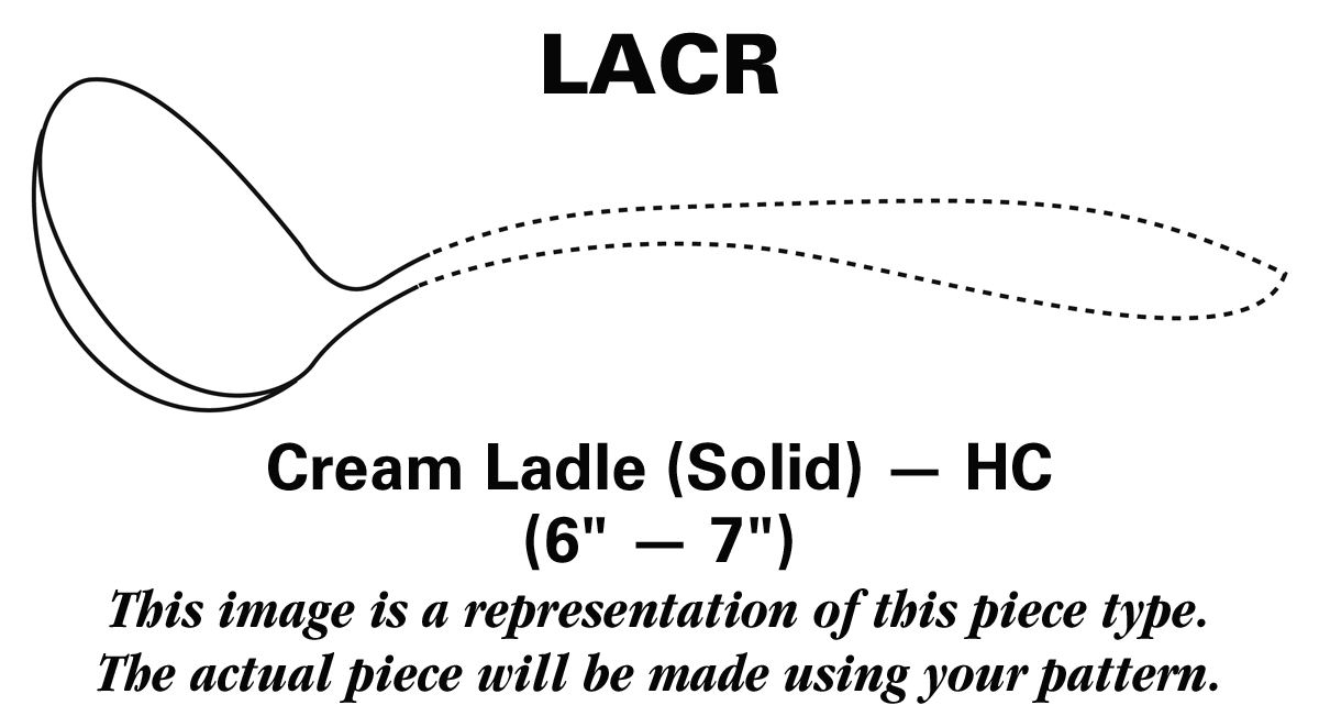 Regal (Dirigold, Clover Backstamp) Solid Piece Cream Ladle HC by Dirilyte-Dirigold-1