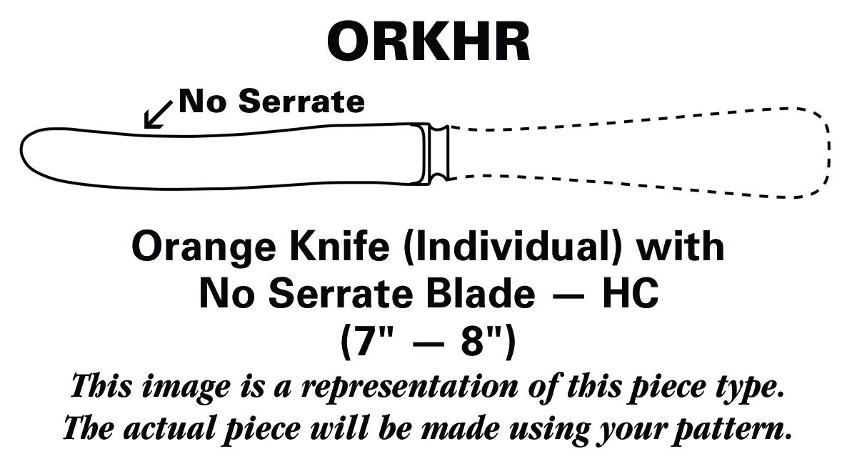 Pirouette (Sterling, 1961) Orange Knife Individual with No Serrate Blade HC by Alvin-1