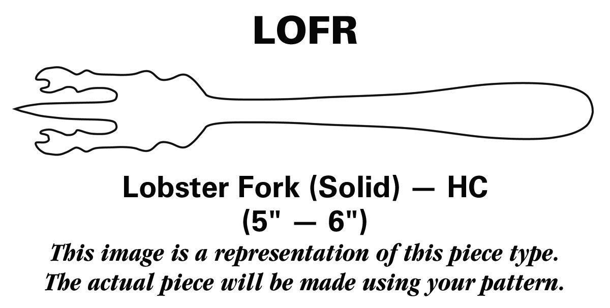 Lucerne (Stainless) Lobster Fork Solid HC by AMC-1